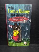 Vintage Children's Book-I am A Bunny-1963