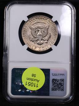 ***Auction Highlight*** NGC 1982-p Kennedy Half Dollar 50c Graded ms66 By NGC (fc)