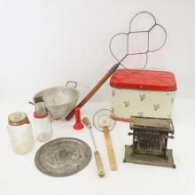 Vintage & Antique Kitchen Tools and Tin