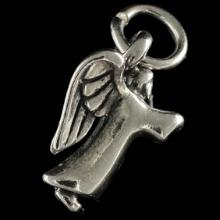 Retired estate James Avery sterling silver angel charm
