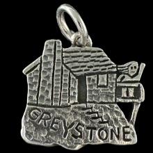 Estate James Avery sterling silver "GREYSTONE" charm
