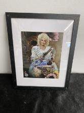 Dolly Parton signed w/ documentation 15x12