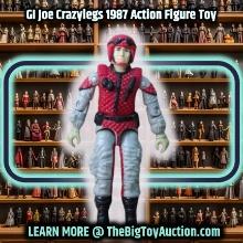 GI Joe Crazylegs 1987 Action Figure Toy