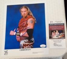 Autographed Signed 8x10 Photo WWE JSA WWF Wrestling AEW Attitude Cage