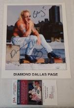 DDP Diamond Dallas Page Autographed Signed JSA 8x10 Photo WWF Wrestling WWE WCW Bang Inscription
