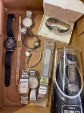 Group of Vintage Watches and Watch Parts