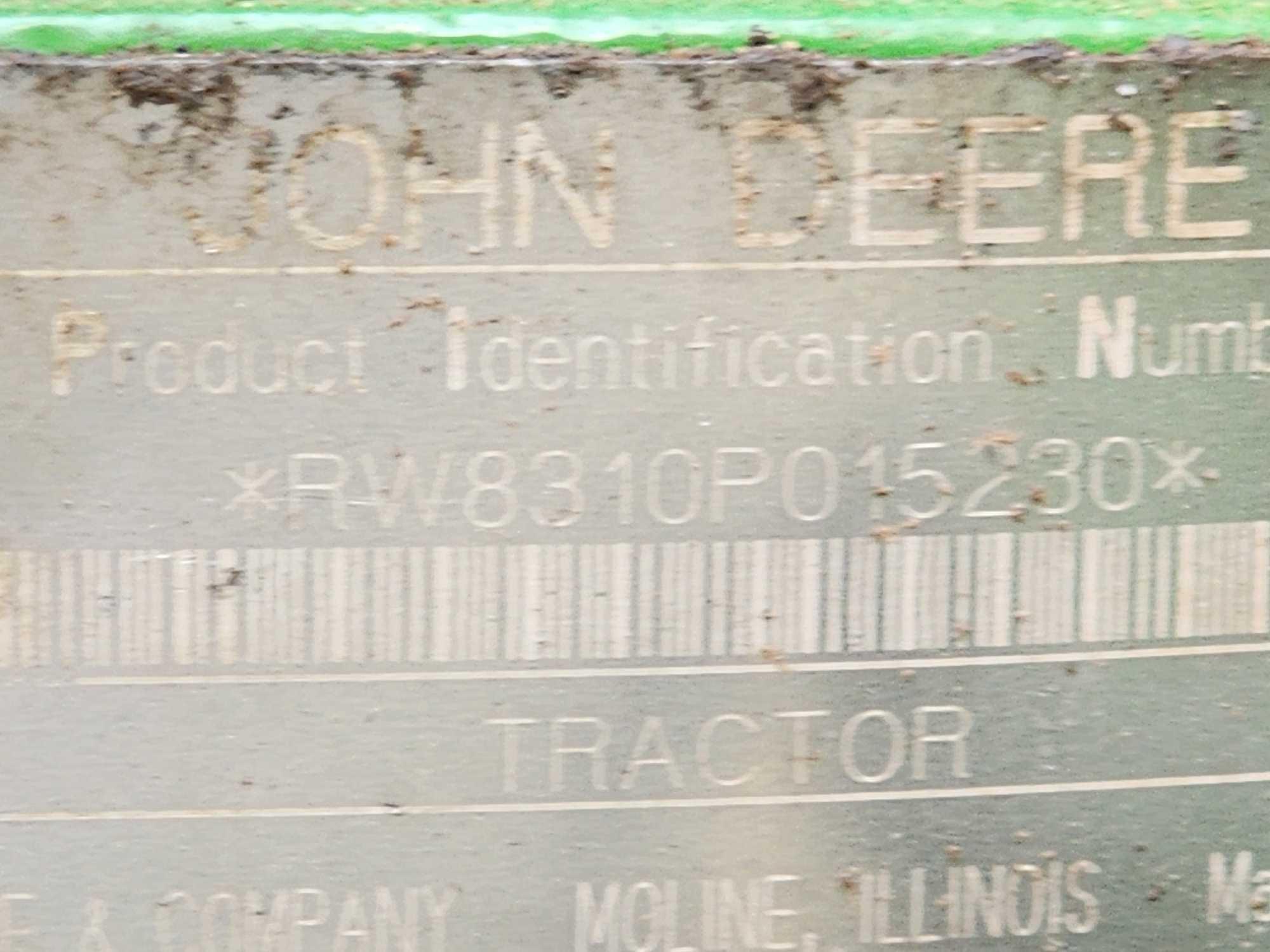 2001 John Deere 8310 MFWD Tractor