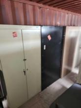 (4) Metal Storage Cabinets