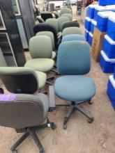 Group of Assorted Rolling Chairs