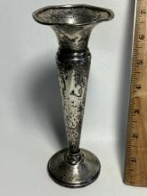 Sterling Silver Bud Vase with Weighted Base