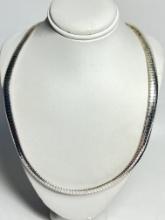 Thick Sterling Silver Choker