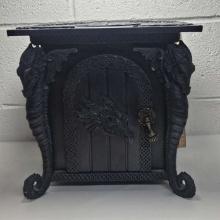 Small Resin Carved Dragon Cabinet