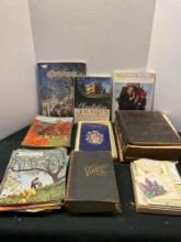 Vintage Vermont life magazine, vintage Bible, greeting cards and Vitalogy book