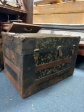 include antique steamer trunk