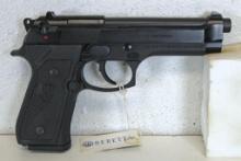 Beretta M9 Commercial US 9 mm Semi-Auto Pistol Like New in Hard Case... 3 Extra Clips (4 Total)...