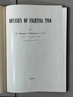 WWII US AAF VF-2 1ST EDITION 2ND FIGHTER SQUADRON HISTORY - ODYSSEY OF FIGHTING TWO
