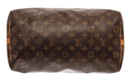 Louis Vuitton Brown Monogram Canvas Speedy Bandouliere 35 Satchel Bag
